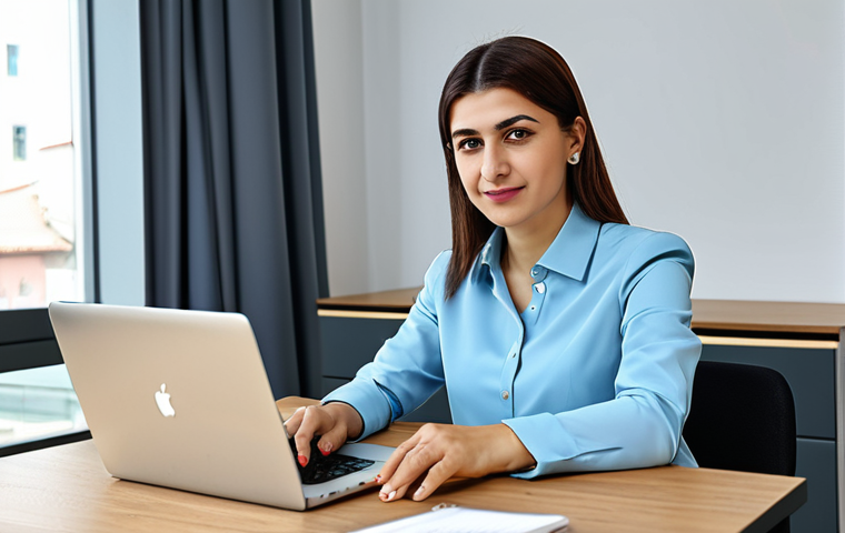 **

"A professional Turkish woman, fully clothed in a stylish business casual outfit appropriate for an Istanbul office, sitting at her desk, working on a laptop, bright modern office background, safe for work, appropriate content, perfect anatomy, correct proportions, natural pose, well-formed hands, proper finger count, natural body proportions, professional, modest, family-friendly."

**